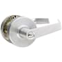 Hager Grade 2 Single Cylinder Entry Lever Set from the 2500 Collection With Withnell Lever Satin Chrome